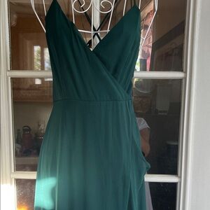 Lulu's Emerald Green Party Gown